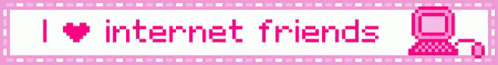 I heart internet friends
